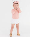 Baby Girls White Woven RuffleButt Bloomer - Broken horn