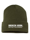 Broken Horn Cuffed Beanie - Broken horn