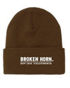 Broken Horn Cuffed Beanie - Broken horn