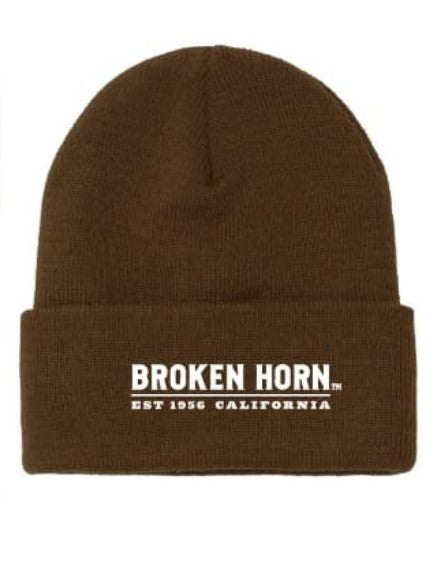 Broken Horn Cuffed Beanie - Broken horn