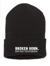Broken Horn Cuffed Beanie - Broken horn