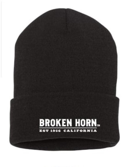 Broken Horn Cuffed Beanie - Broken horn