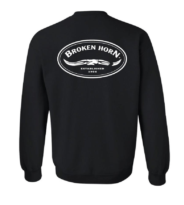 Broken Horn Crewneck Sweatshirt - Broken horn