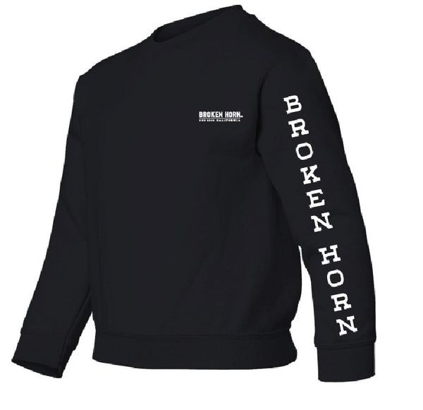 Broken Horn Youth Crewneck Sweatshirt - Broken horn