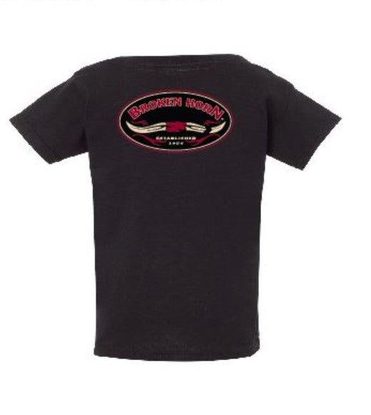 Broken Horn Toddler Logo Tee - Broken horn