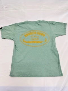 Broken Horn Youth Tee - Sage - Broken horn