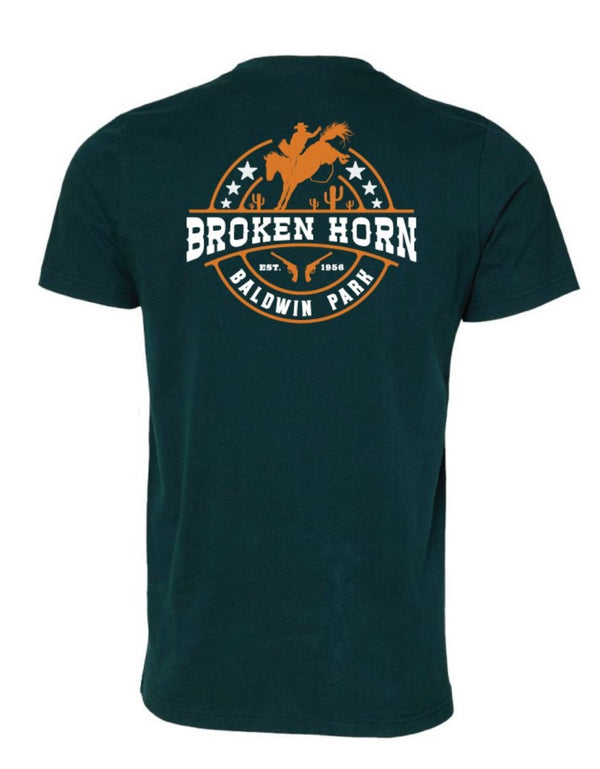 Broken Horn Logo Tee -Atlantic - Broken horn
