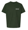 Broken Horn Youth Logo Tee - Forest Green - Broken horn