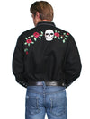 Scully Western Skull Shirt - Broken horn
