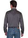 Scully Floral Tooled Embroidery Shirt - Broken horn