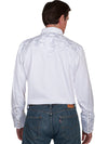 Scully Floral Tooled Embroidery Shirt - Broken horn