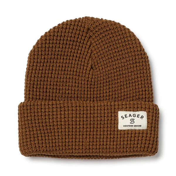 Service Waffle Knit Beanie - Broken horn