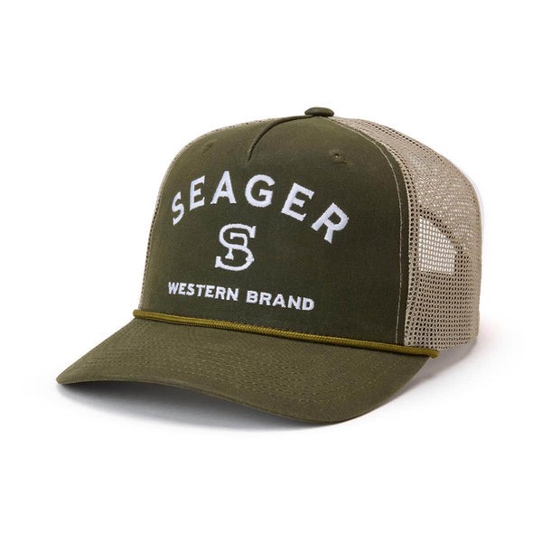 Seager Branded Trucker Snapback - Broken horn