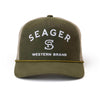 Seager Branded Trucker Snapback - Broken horn