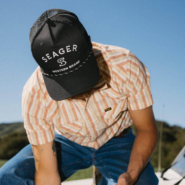 Seager Branded Trucker Snapback - Broken horn
