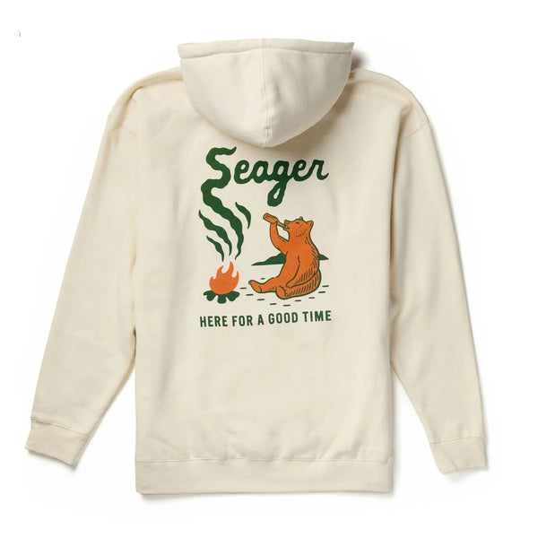 Smokey Mid-Weight Hoodie Bone - Broken horn