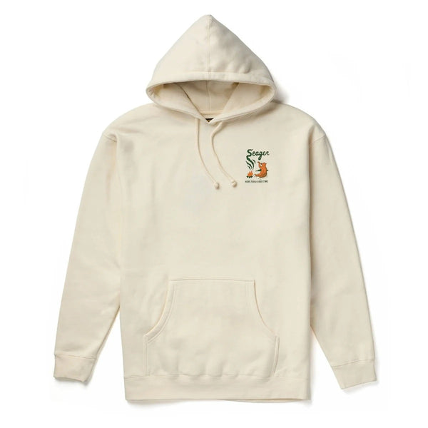 Smokey Mid-Weight Hoodie Bone - Broken horn