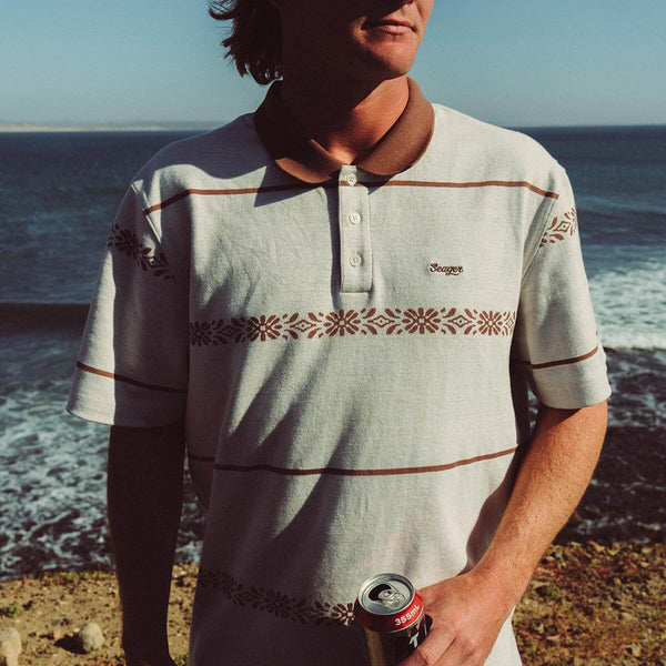 Seager Azteca Polo Shirt - Broken horn