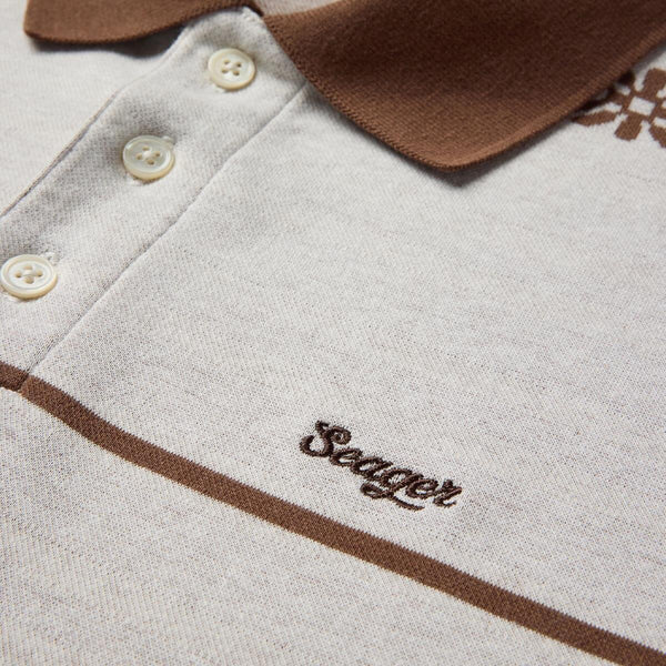 Seager Azteca Polo Shirt - Broken horn