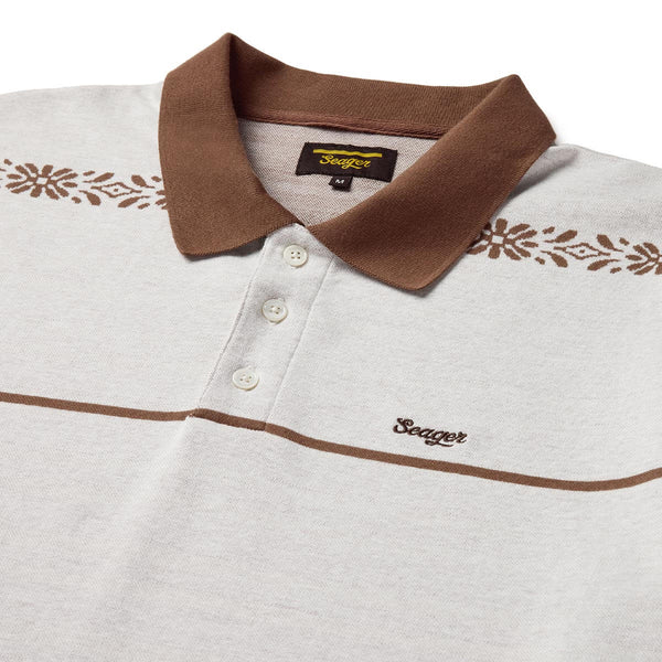 Seager Azteca Polo Shirt - Broken horn