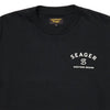 Seager Branded Tee Black - Broken horn