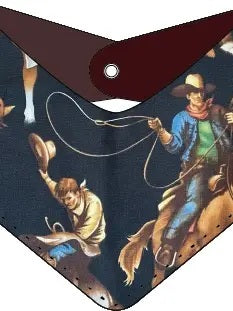 Riders Black Bandana Big - Broken horn