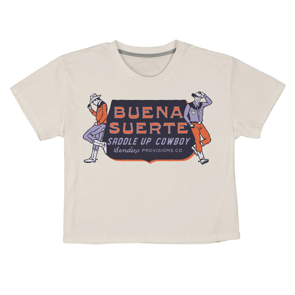 Buena Suerte Crop Top - Broken horn