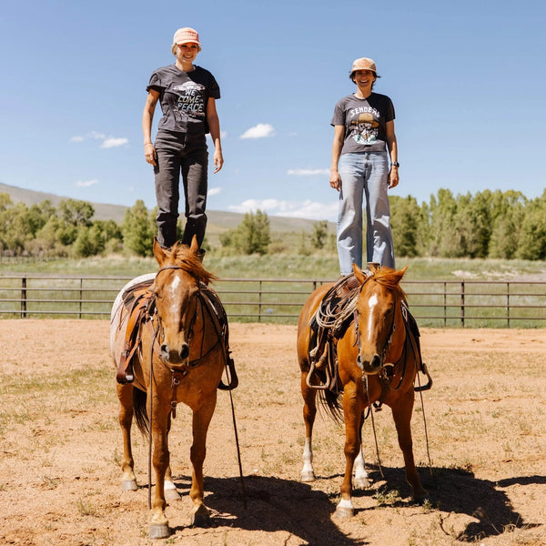 Sendero Quitado Crop Tee - Broken horn