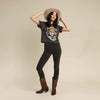 Sendero Quitado Crop Tee - Broken horn