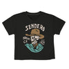 Sendero Quitado Crop Tee - Broken horn
