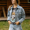 Sendero Quitado Crop Tee - Broken horn