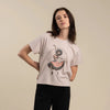 Sendero Viejones Crop Tee - Sand - Broken horn