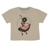 Sendero Viejones Crop Tee - Sand - Broken horn