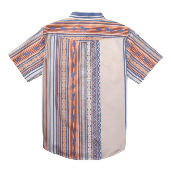 Sendero Serape Pearl Snap - Broken horn
