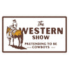 Western Show Sticker - Broken horn