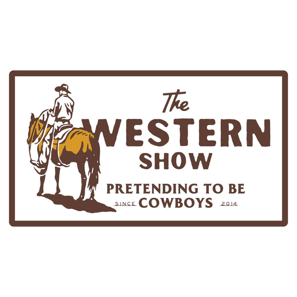 Western Show Sticker - Broken horn