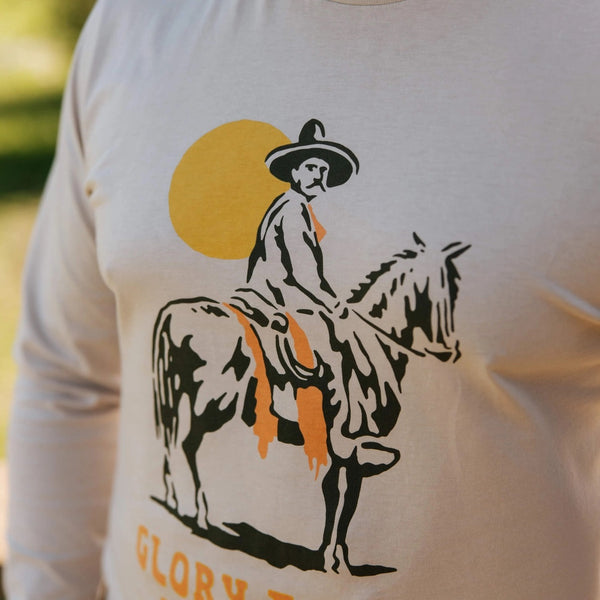 Sendero Glory Vaqueros Long Sleeve T-Shirt - Broken horn
