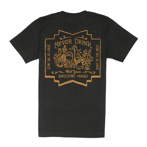 Shootin' Hand T-Shirt - ¡Salud! Edition - Broken horn