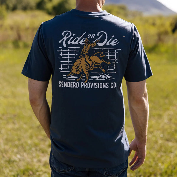 Sendero Ride Or Die Tee - Broken horn