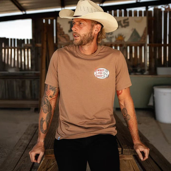 Sendero Cowboy Pro Shop Tee - Broken horn
