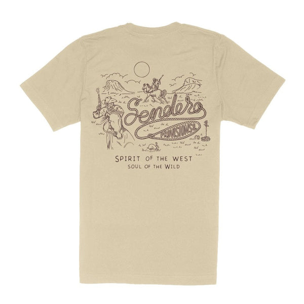 Sendero Skeleton Riders Tee - Broken horn