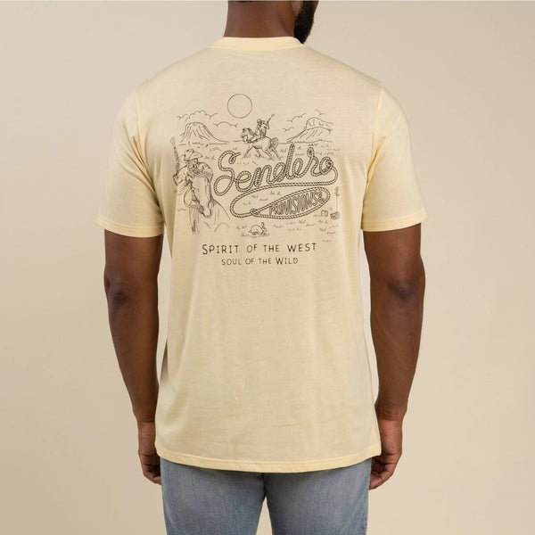 Sendero Skeleton Riders Tee - Broken horn