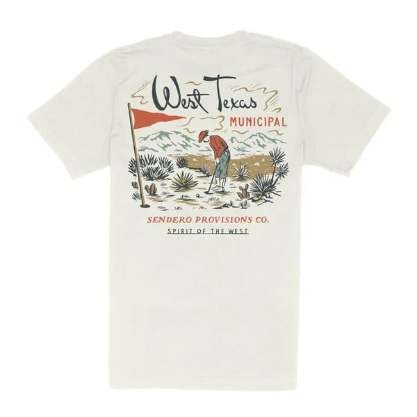 Sendero West Texas Municipal Tee - Broken horn