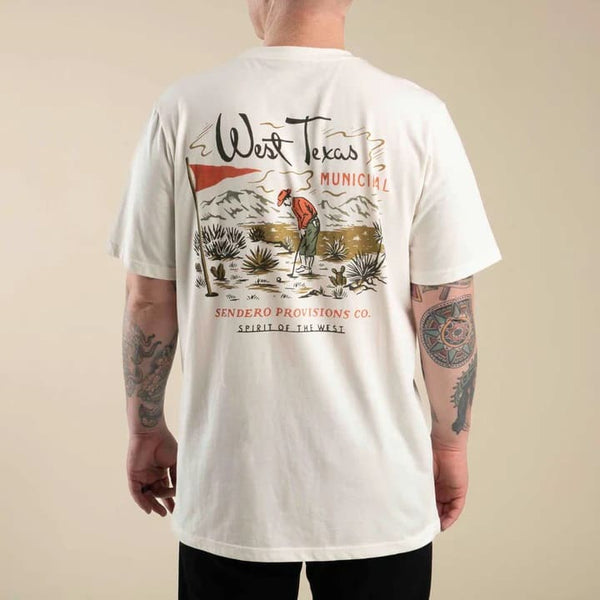 Sendero West Texas Municipal Tee - Broken horn
