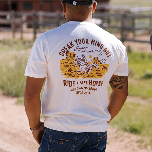 Fast Horse T-Shirt - Broken horn