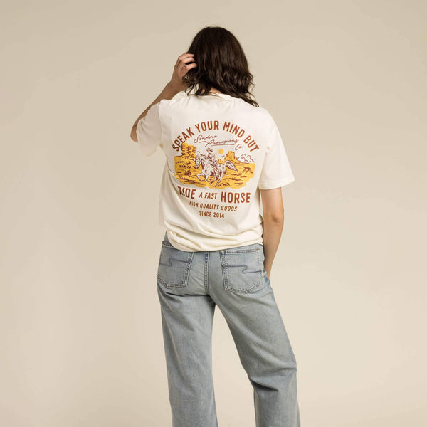 Fast Horse T-Shirt - Broken horn