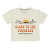 Sendero Vaqueros Crop Tee - White - Broken horn