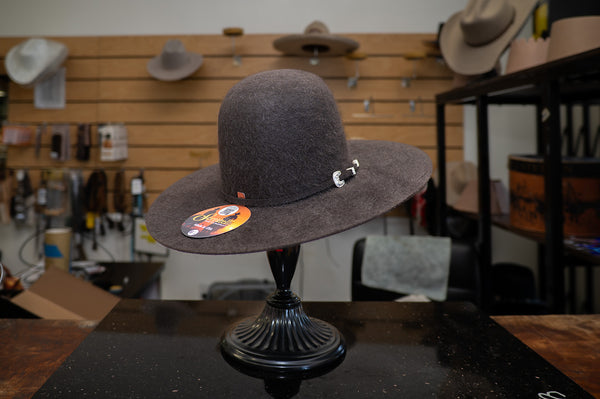 Serratelli 6X Hat - Mink Grizzly - Broken horn
