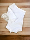 3pc Cow Girl Fringed Bummie and One Shoulder Leo - Broken horn
