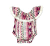 Southwest Lace Top Onesie Baby - Broken horn